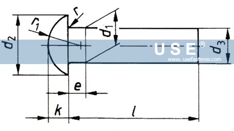 DIN 660 - Round Head Rivets